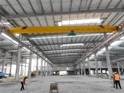 Guindaste de ponte de viga única metalúrgica e metalúrgica